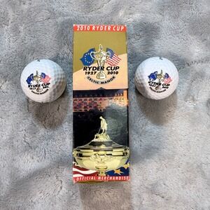 2010 Ryder Cup Celtic Manor Golf Balls x2 Official Merchandise Titleist PTS Roll